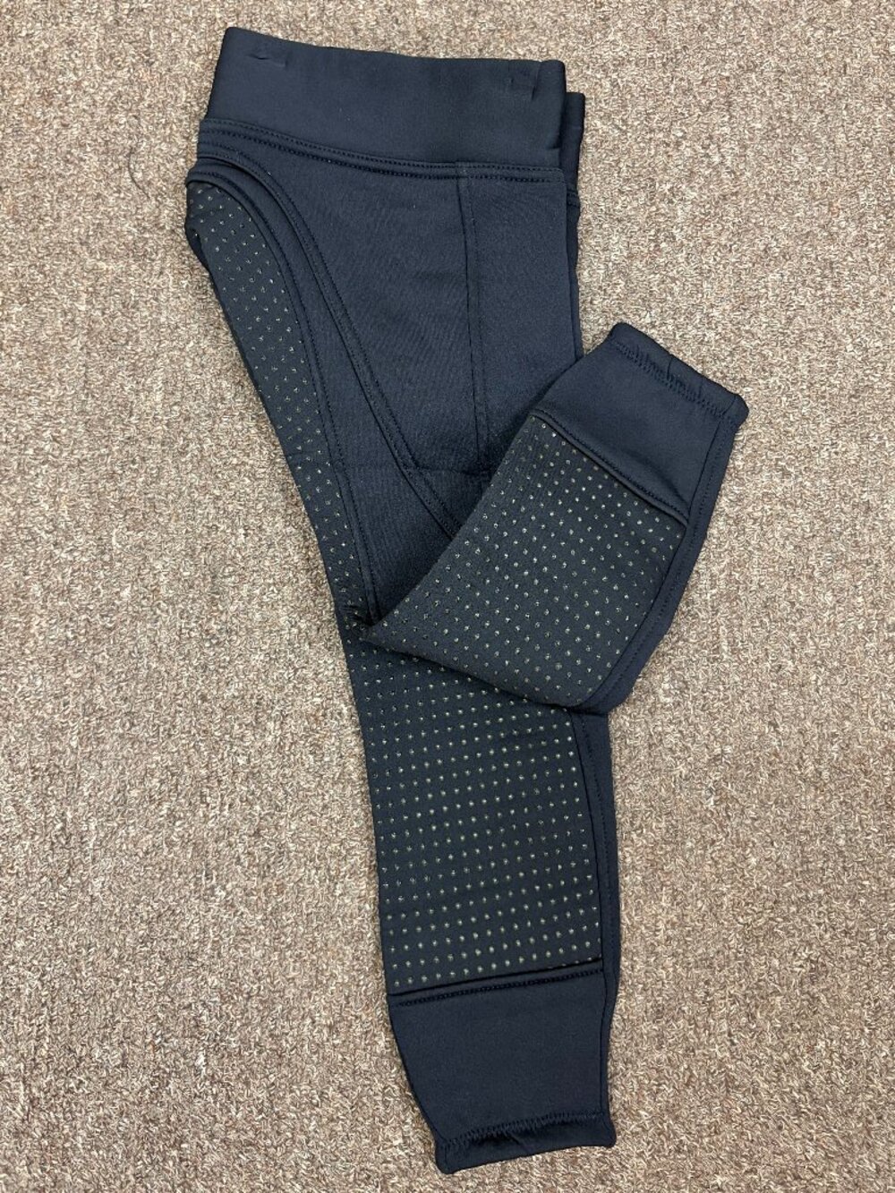 Horze Active JR Silicone Fleece Lined Winter Full Seat Tights Breeches